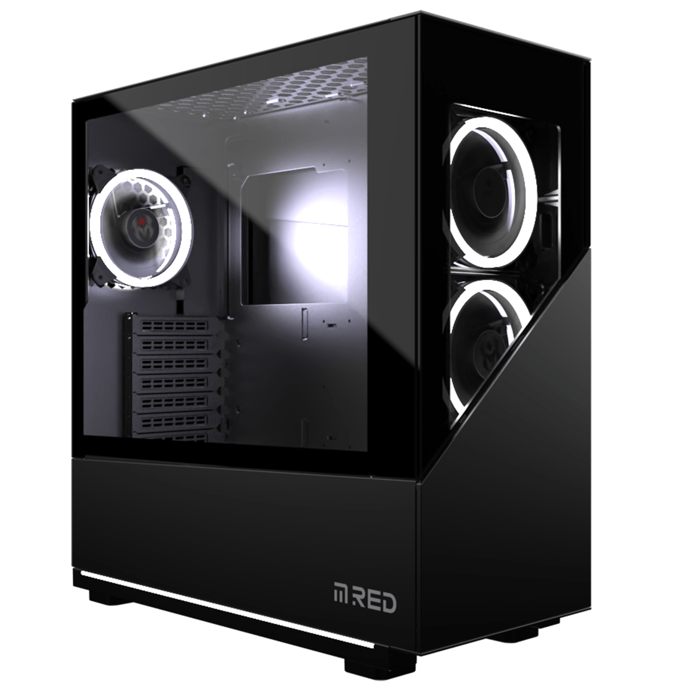MRED - Boîtier PC Gamer ATX - Noir RGB Elite - Zoma