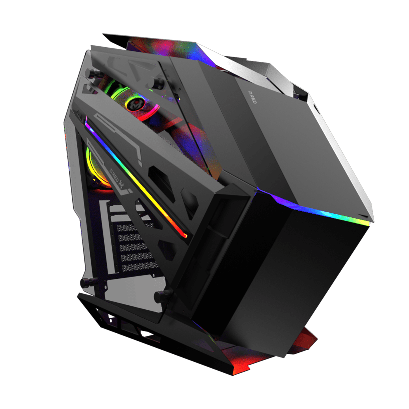Boitier PC Gamer M.RED Radiant.X Blanc ARGB (MR-033)